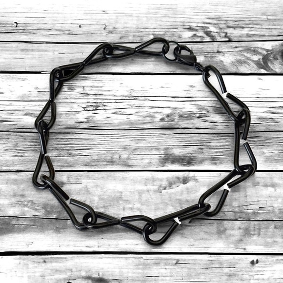 5 For $25💫Alternative Biker Black Chain Links Wicked Bracelet - Picture 4 of 4
